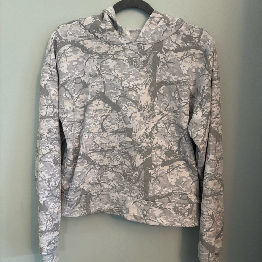 Gray Camouflage Hoodie